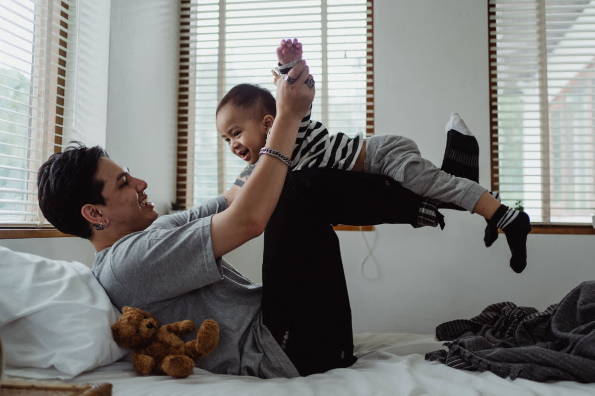 Dad with child